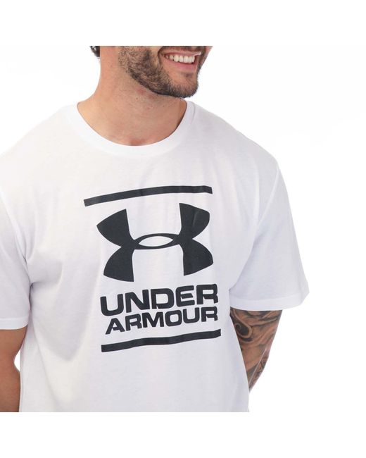 Under Armour White Gl Foundation T-shirt for men