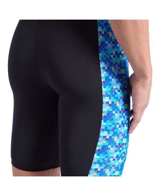 Arena Black Pooltiles Jammer Swim Shorts for men