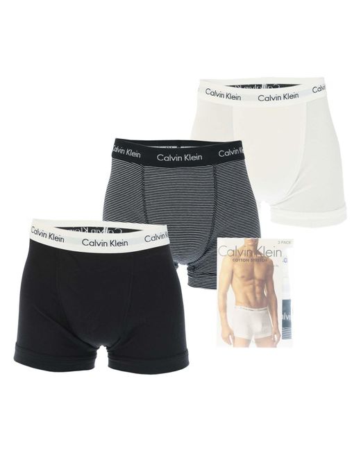 Calvin Klein Multicolor 3 Pack Boxer Shorts for men