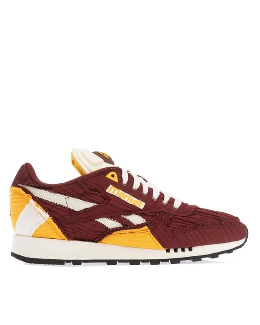 Reebok Brown Classic Leather Pump Shoes for men
