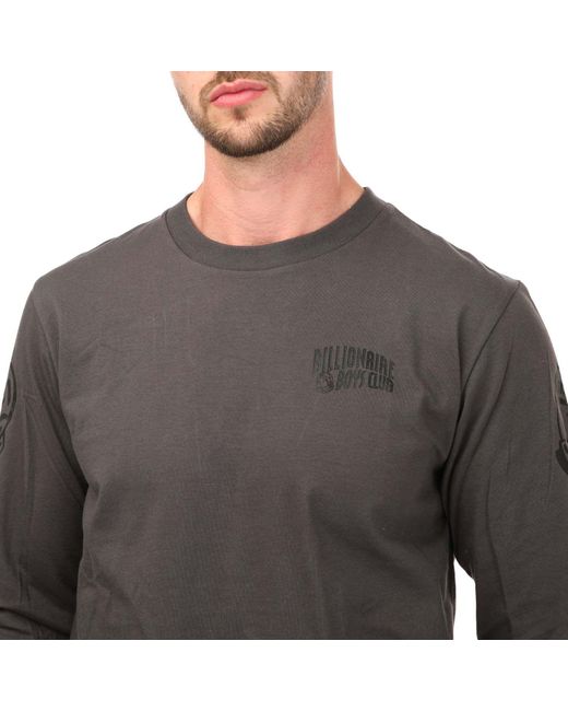 BBCICECREAM Gray Repeat Astro Long Sleeve T-shirt for men