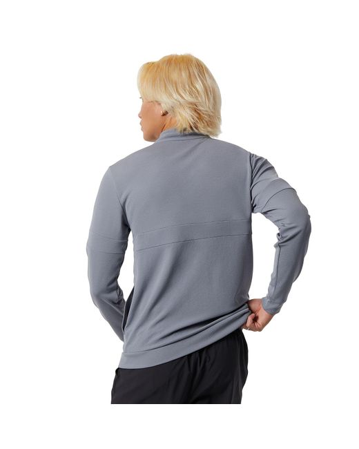 New Balance Blue Tech Training Knit Track Jacket for men