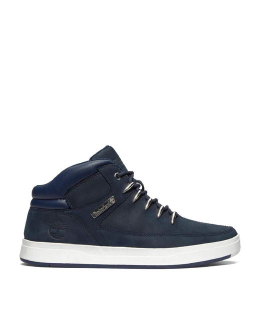 Timberland Blue Davis Square Mid Top Walking Shoes 7 (41) for men