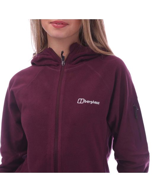 Berghaus Kedron Eco Hooded Fleece Jacket in Purple Lyst UK