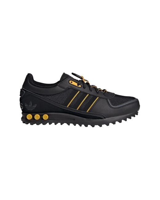 Adidas Originals Black La Trainer Ii Shoes for men