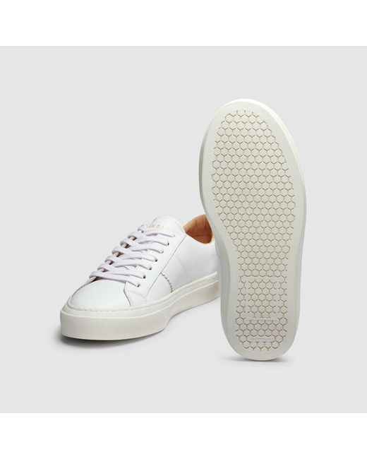 G.H.BASS White Camden Lace Up Sneaker