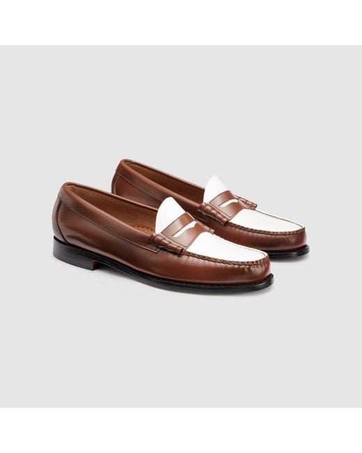 G.H.BASS Brown Larson Weejuns Loafer Shoes for men