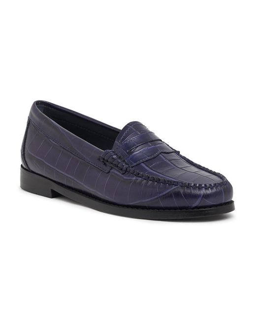 whitney croc weejuns