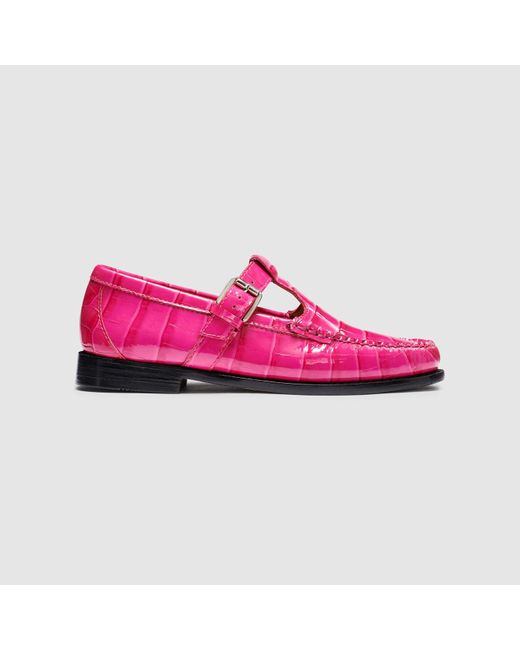 G.H.BASS Pink Mary Jane Weejuns Loafer Shoes
