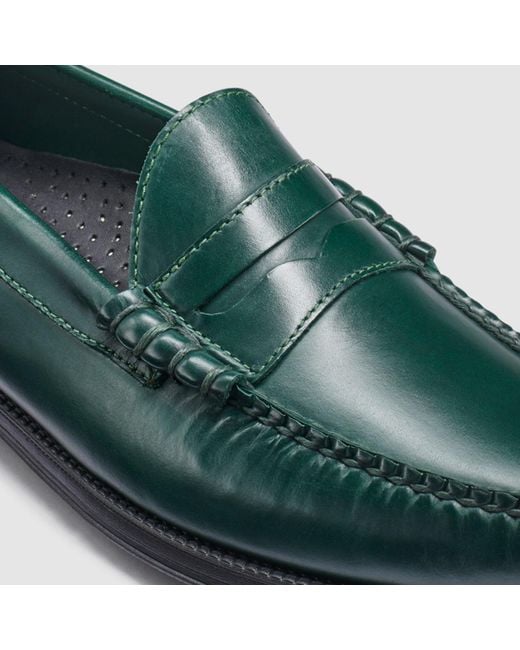 G.H.BASS Green Larson Easy Weejuns Loafer Shoes for men