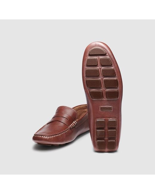 G.H.BASS Red Davis Driver Shoes for men