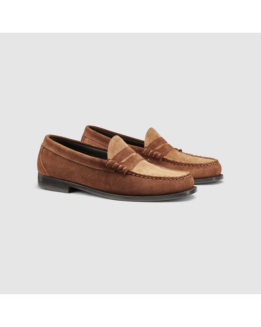 G.H. Bass & Co. Two Tone Larson Weejuns Loafers in Brown for  display picture 1