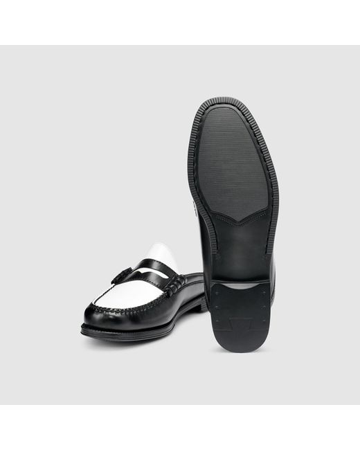 G.H.BASS Black Winston Mule Easy Weejuns Loafer Shoes for men