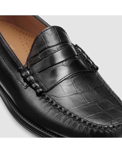 G.H. Bass Co. Larson Easy Weejuns Loafer Shoes in Black for Men Lyst
