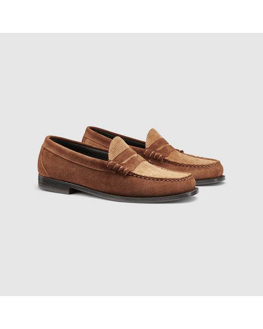 G.H. Bass & Co. Two Tone Larson Weejuns Loafers in Brown for  display picture 2
