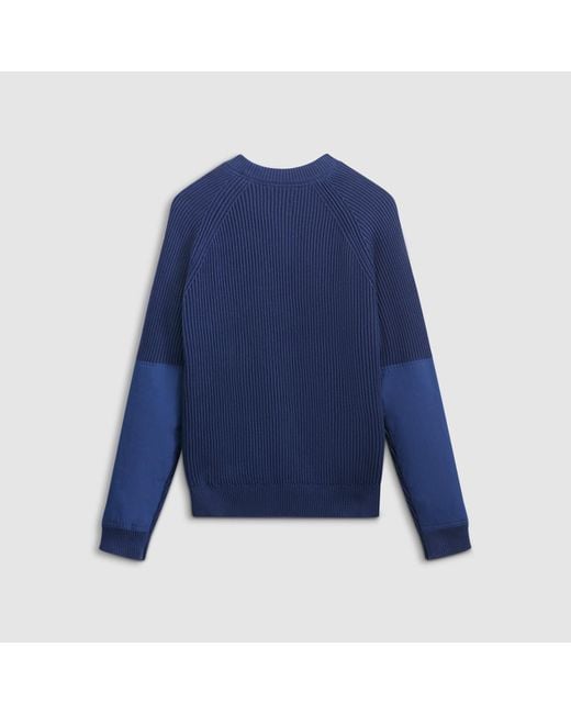 G.H.BASS Blue Braeburn Fisherman Sweater