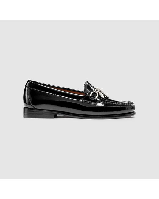 G.H.BASS Black Whitney Charm Weejuns Loafer Shoes