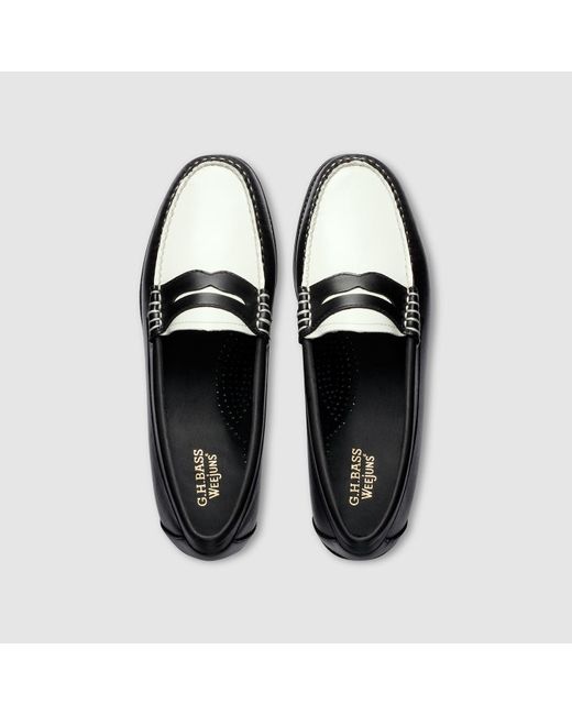 G.H.BASS Black Whitney Easy Weejuns Loafer Shoes