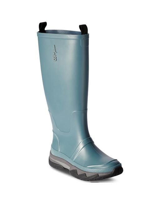 G.H. Bass & Co. Womens Field Rain Boot in Blue Lyst