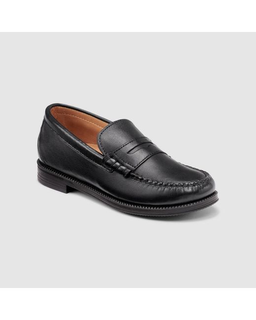 G.H.BASS Black Kids Weejuns Loafer Shoes for men