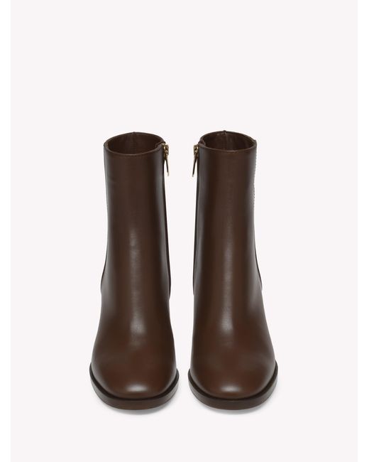 Gianvito Rossi Brown Santiago Bootie