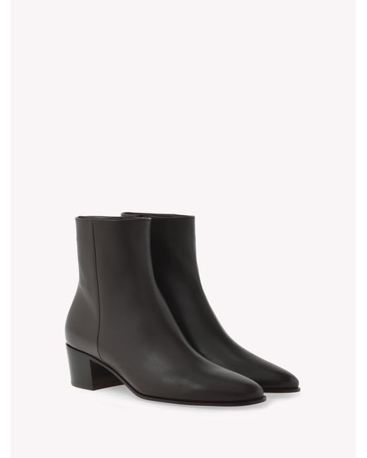 Gianvito Rossi White Spencer Bootie