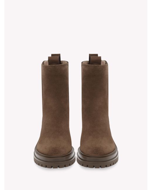 Gianvito Rossi Brown Chester, , Marron