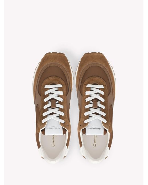 Gianvito Rossi Brown Gravel Sneaker