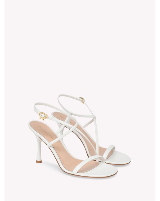 Gianvito Rossi White Ascent Sandal