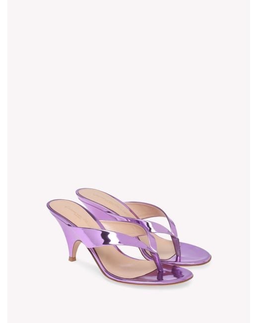 Gianvito Rossi Pink Sofia Thong