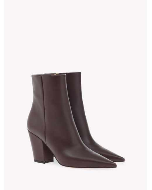 Gianvito Rossi Purple Keinna Bootie, Booties