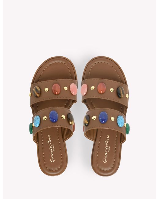 Gianvito Rossi Multicolor Pasha 05, Flats