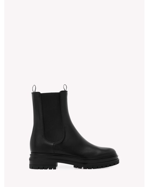 Gianvito Rossi Black Chester, Booties