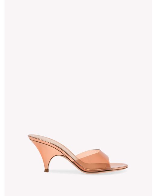 Gianvito Rossi Pink Sofia Mule 70