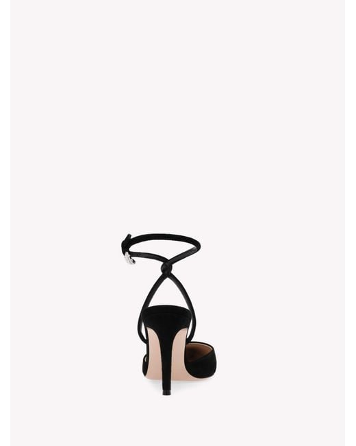 Gianvito Rossi Natural Mamba Crystal Sling