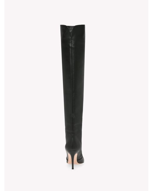 Gianvito Rossi Black Hansen Cuissard, Boots