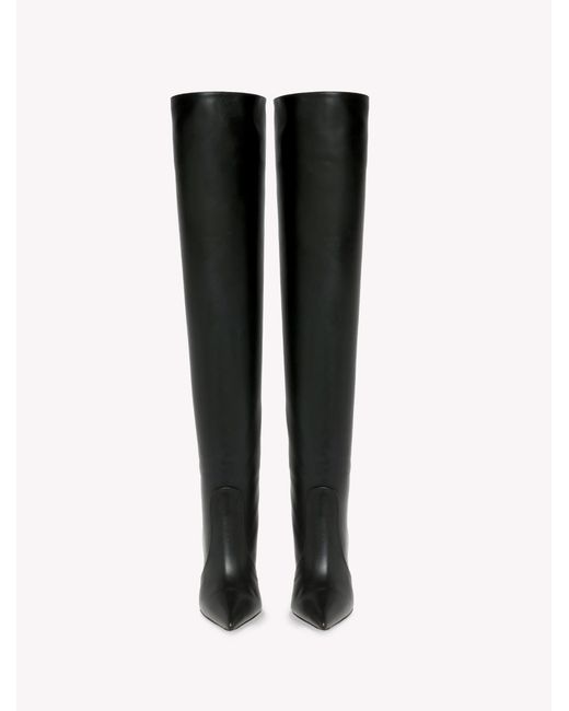 Gianvito Rossi Black Hansen Cuissard, Boots
