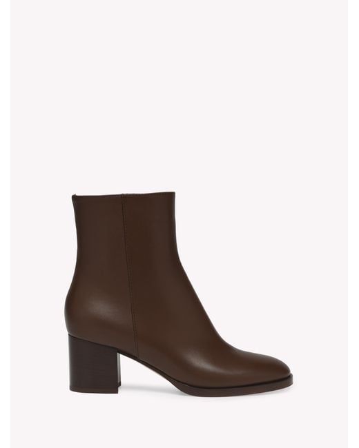 Santiago Bootie di Gianvito Rossi in Brown