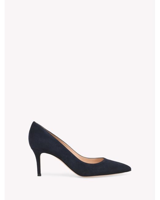 Gianvito Rossi Blue Gianvito 70