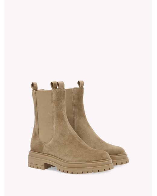Gianvito Rossi Natural Chester, , Marron