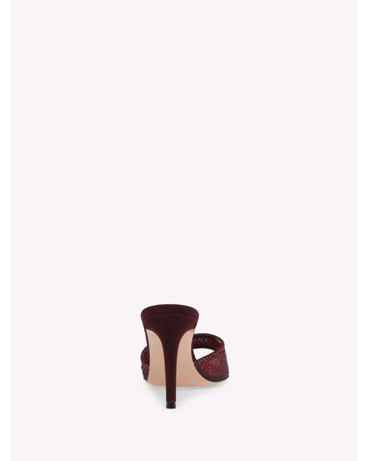 Gianvito Rossi Pink Rania Mule 85