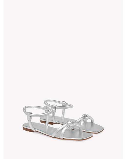 Gianvito Rossi White Juno 05, Flats