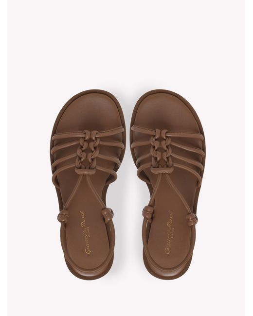 Gianvito Rossi Brown Hebe