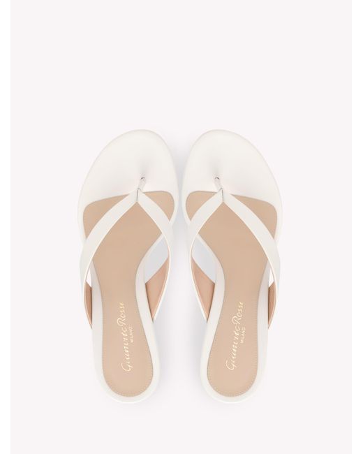 Gianvito Rossi Natural Sofia Thong, Sandals And Mules