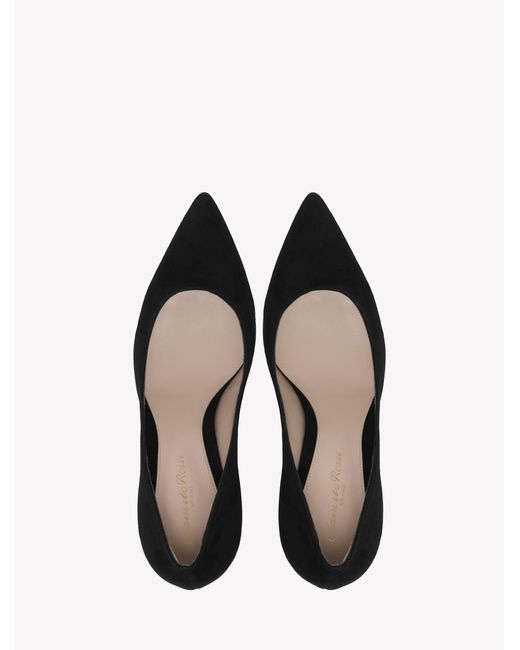 Gianvito Rossi Black Piper Pump 85, Pumps, , Suede