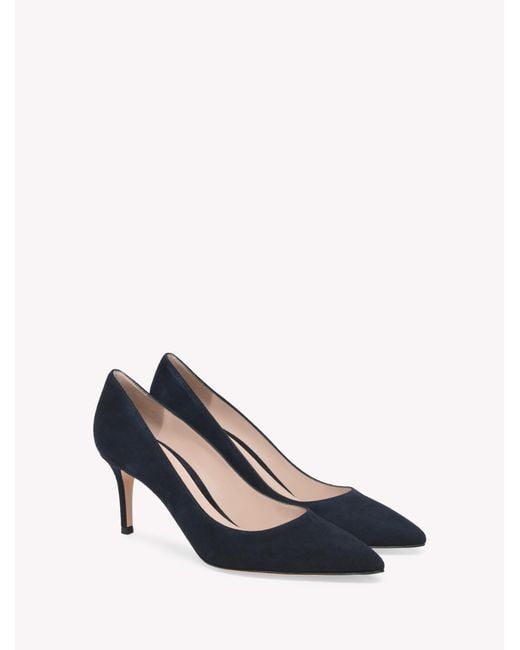 Gianvito Rossi Blue Gianvito 70