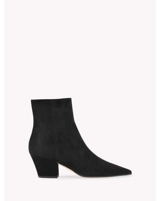 Gianvito Rossi Black Keinna Bootie 55