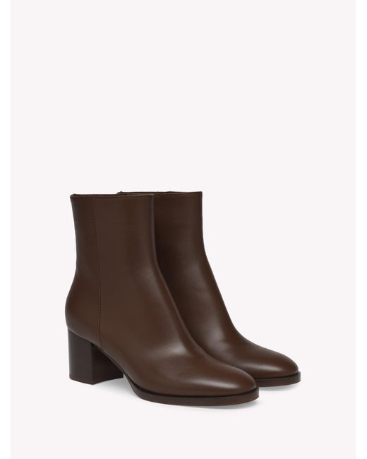 Gianvito Rossi Brown Santiago Bootie
