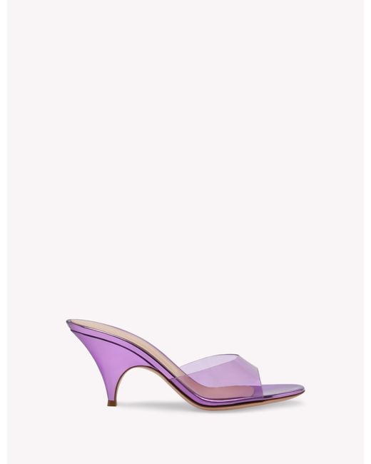 Gianvito Rossi Pink Sofia Mule 70