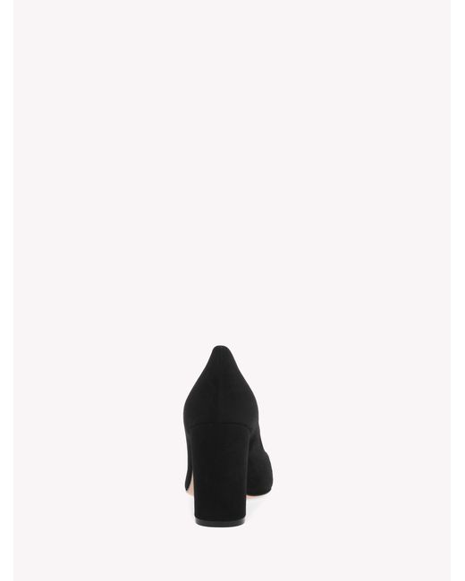Gianvito Rossi Black Piper Pump 85, Pumps, , Suede